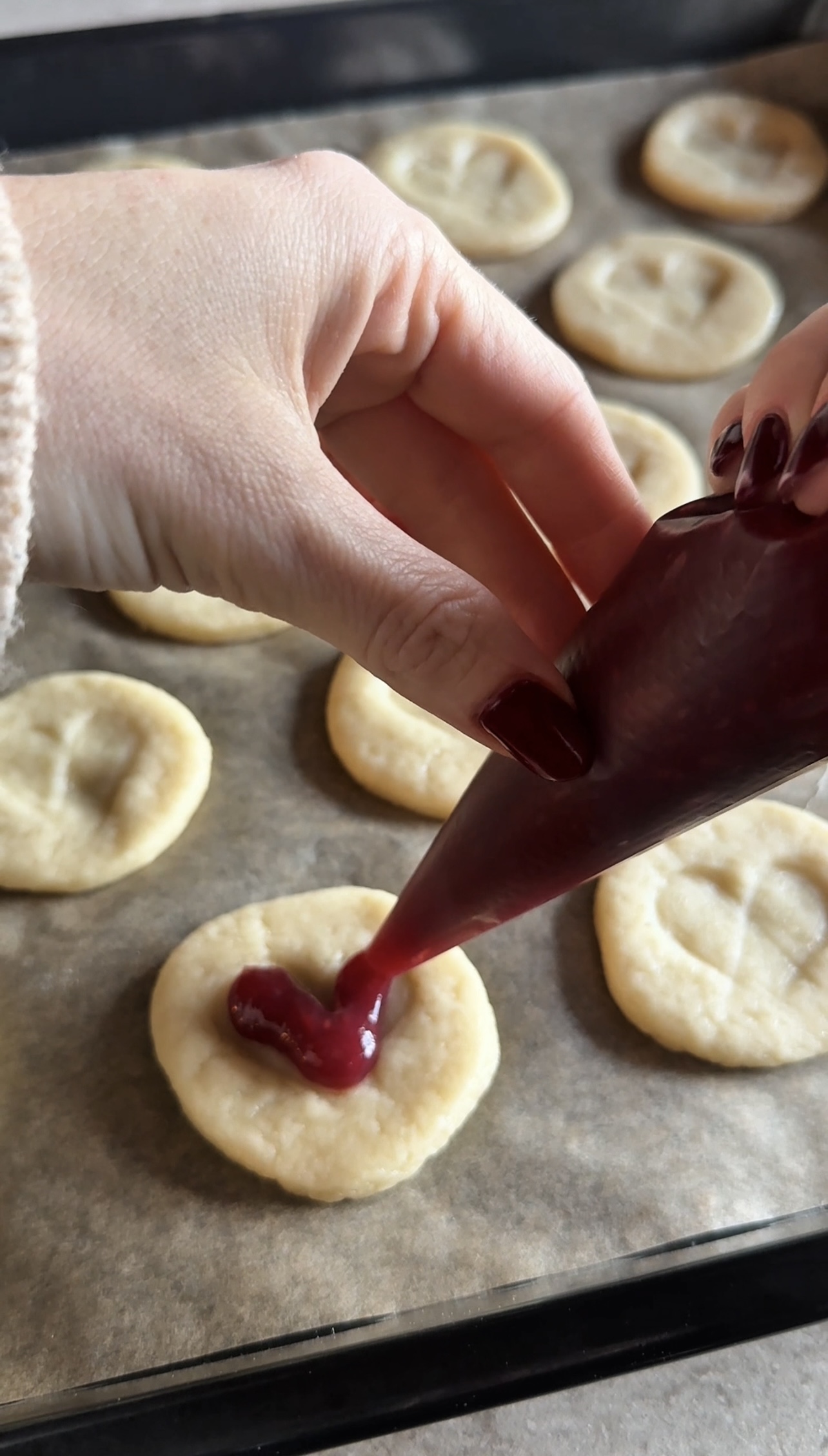 Biscottini con la marmellata ricetta step 4