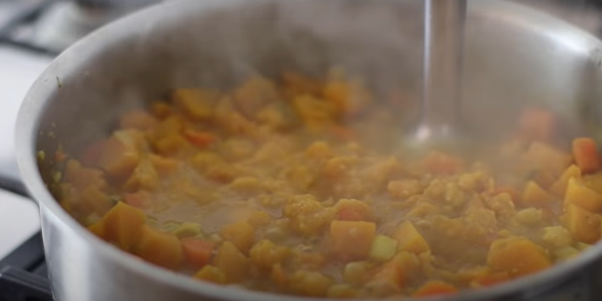 Curry di verdure ricetta step 2