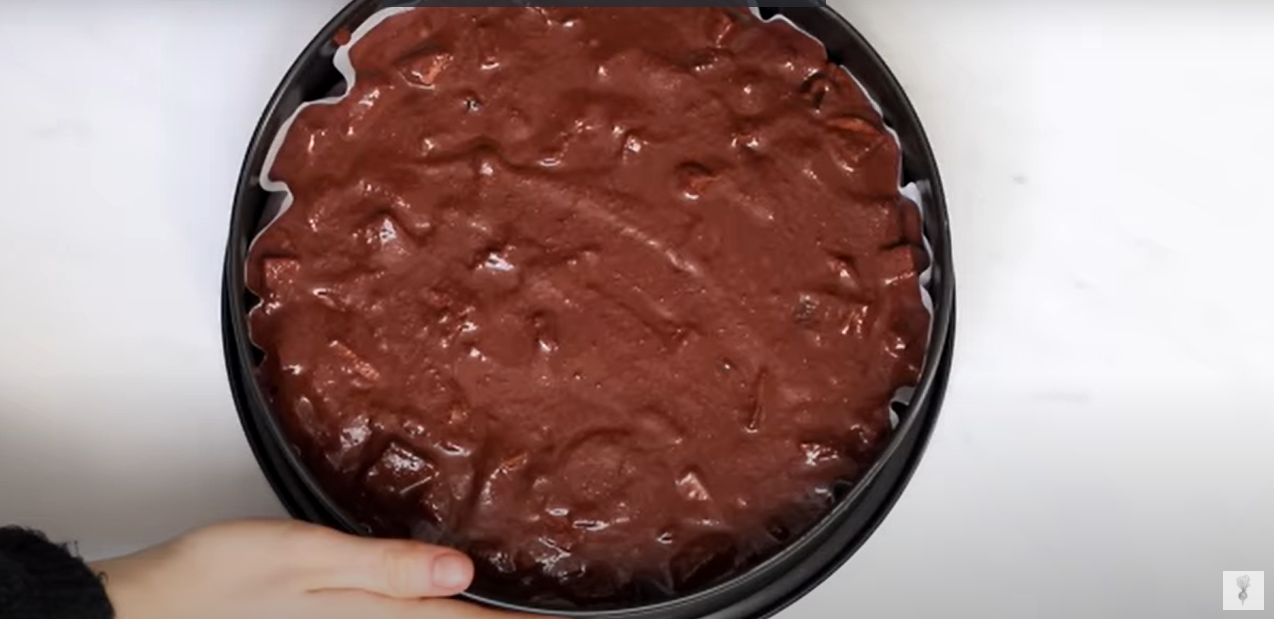 Torta doppio cioccolato e pere ricetta step 3