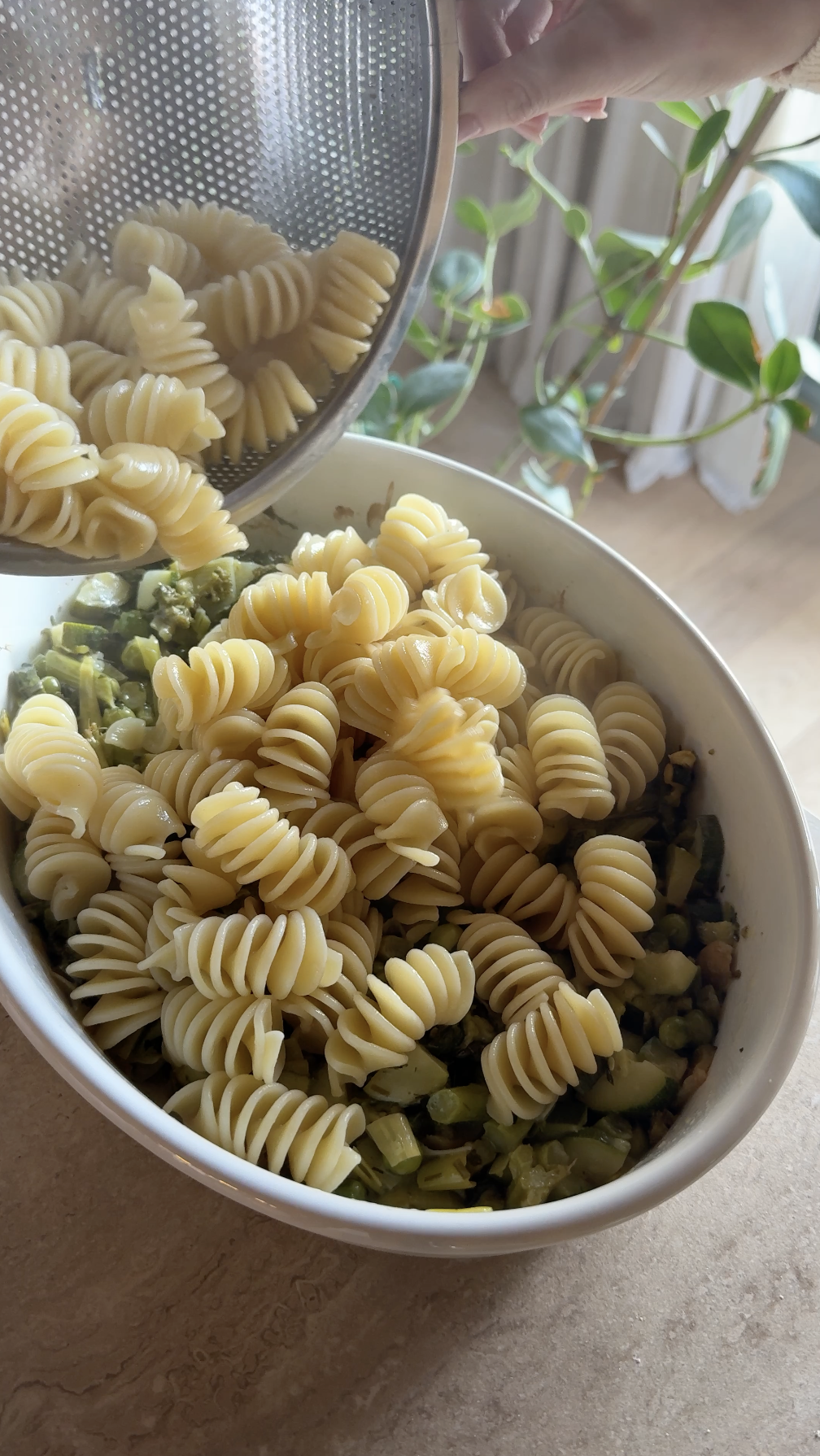 Green goddess pasta ricetta step 4