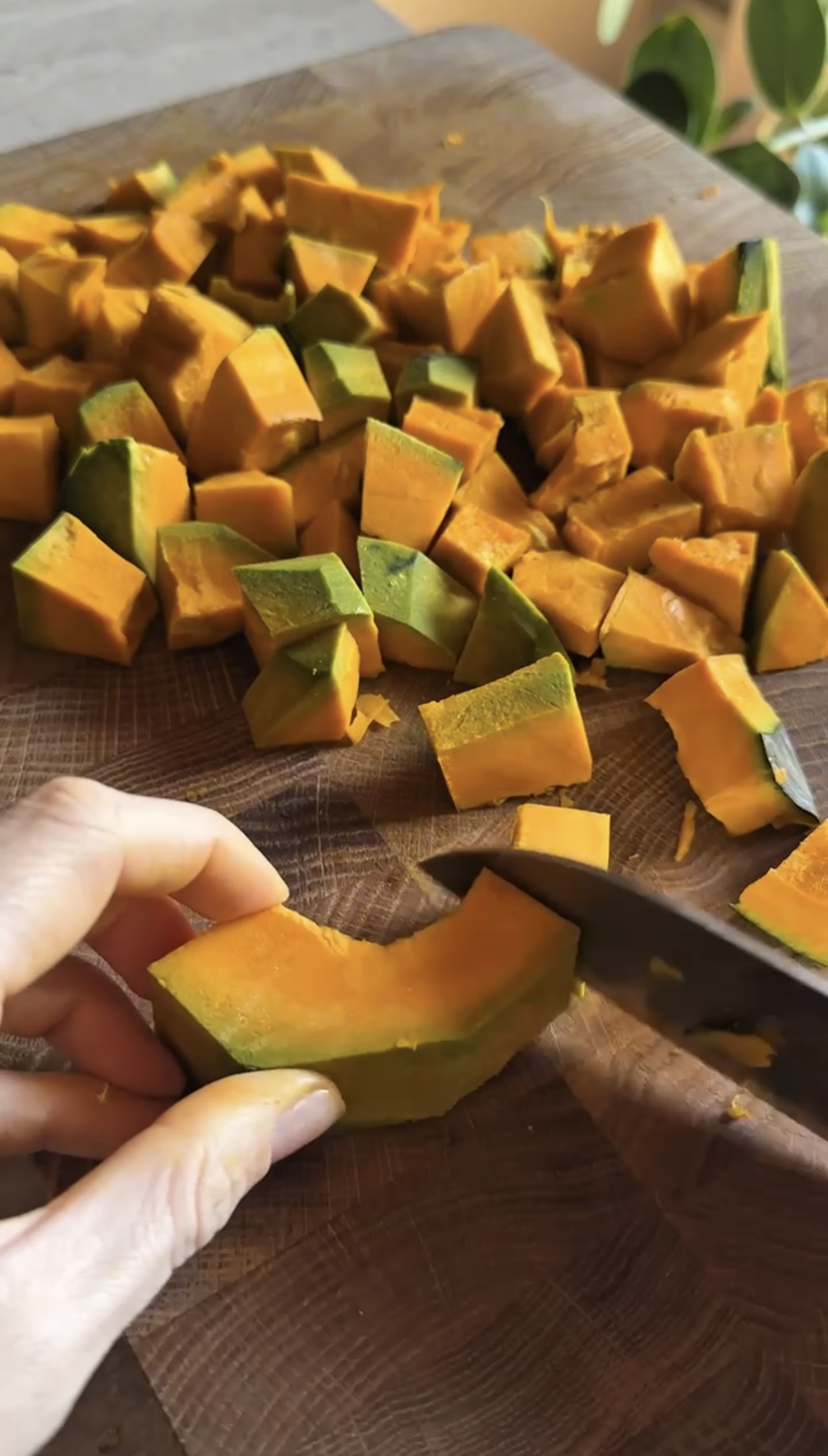 Sedanini zucca e castagne ricetta step 1