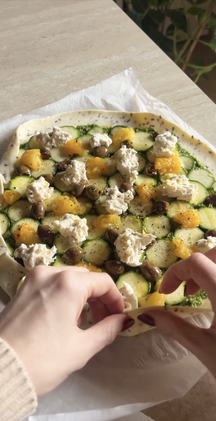 Torta salata primavera ricetta step 2