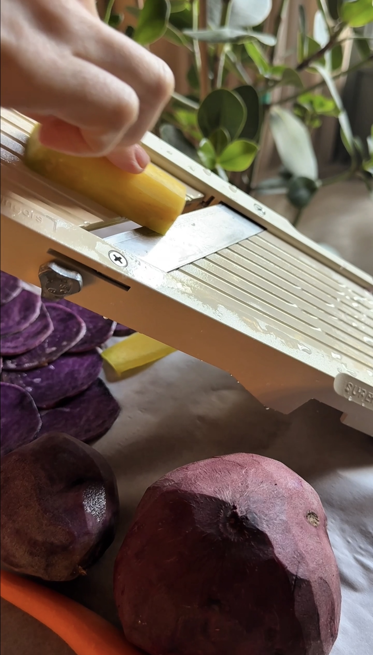 Chips di verdure ricetta step 1