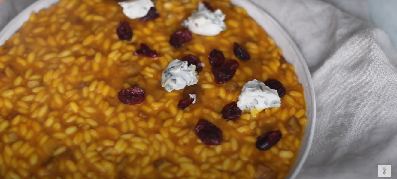 Risotto con zucca e castagne ricetta step 5