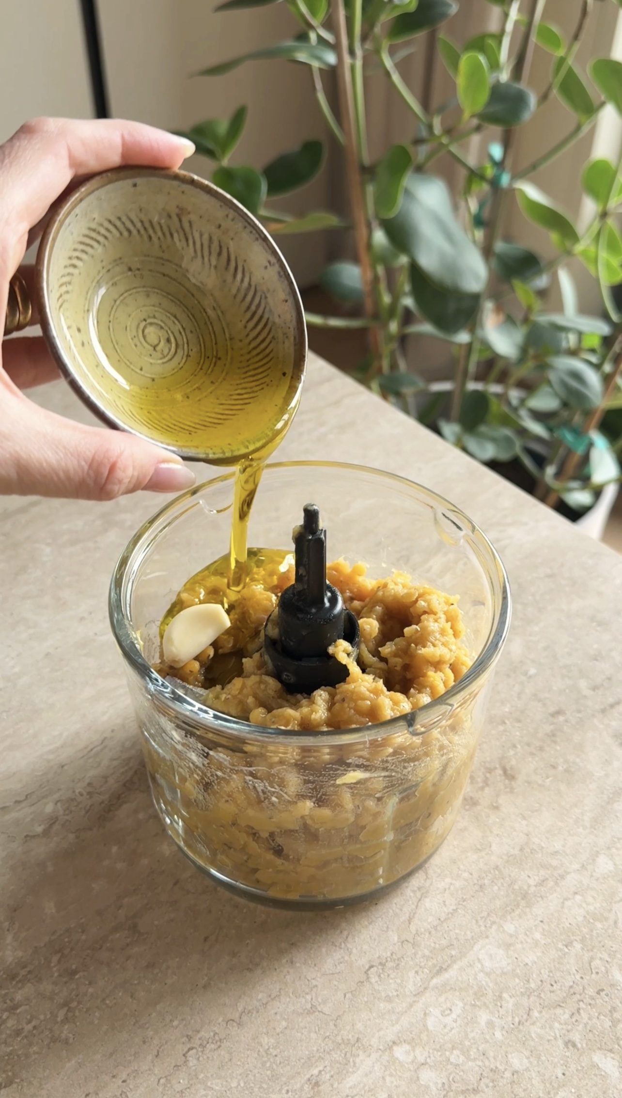Hummus di lenticchie rosse ricetta step 2
