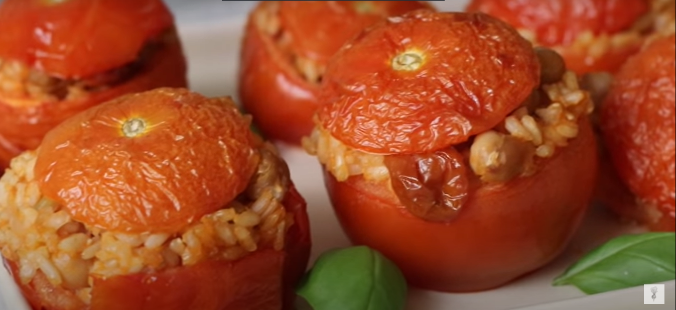 Pomodori ripieni vegan ricetta step 5