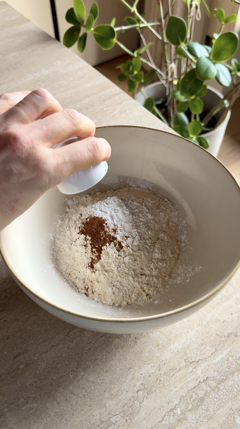 Pancake con purea di caco ricetta step 1