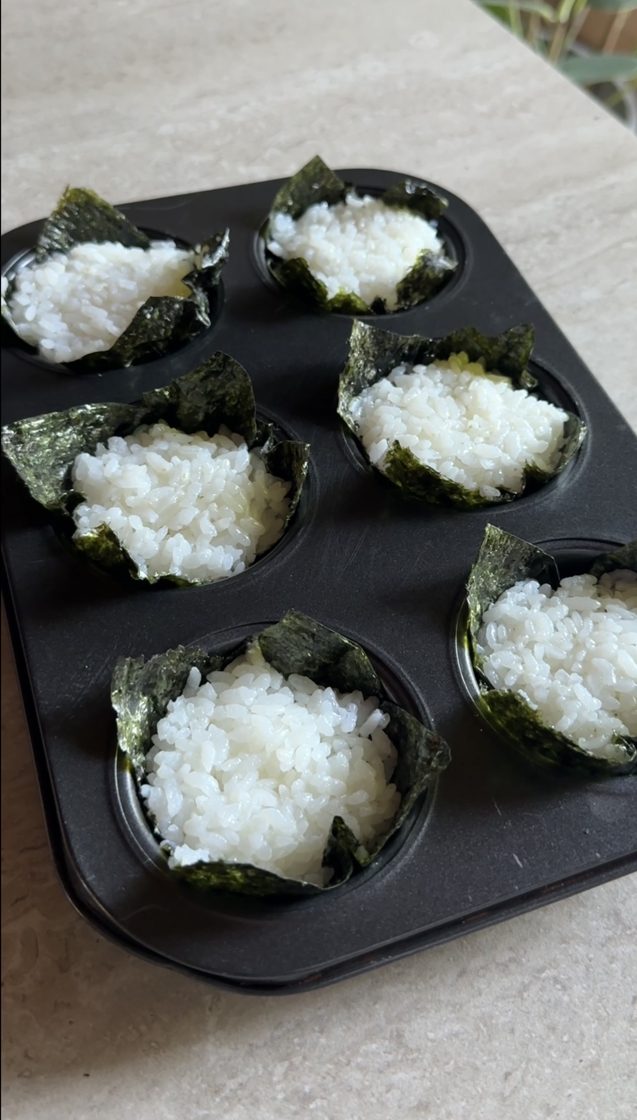 Sushi muffin ricetta step 3