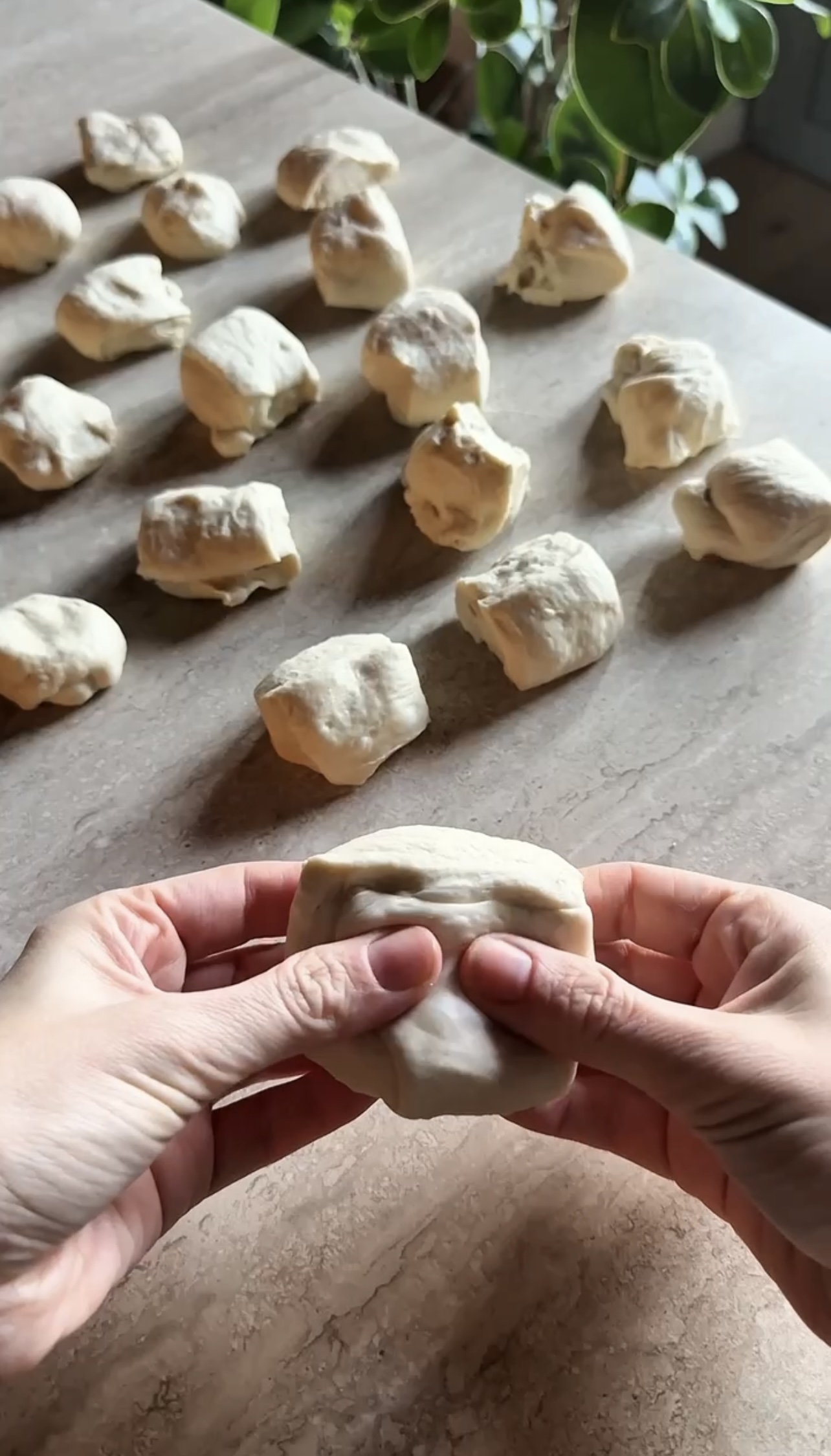 Panini soffici al “formaggio” e aglio ricetta step 3