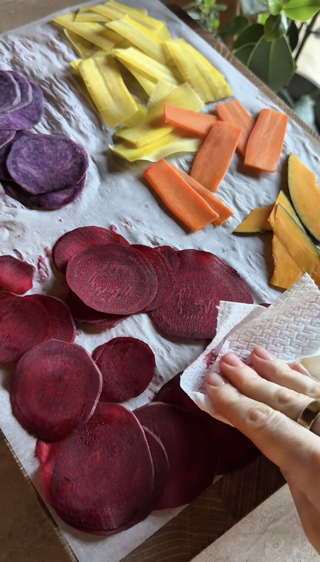 Chips di verdure ricetta step 2