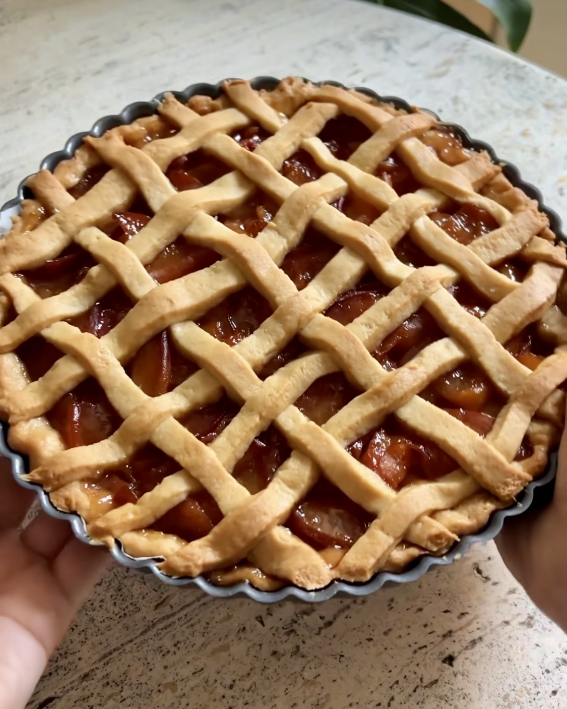 Crostata vegetale alle pesche ricetta step 5