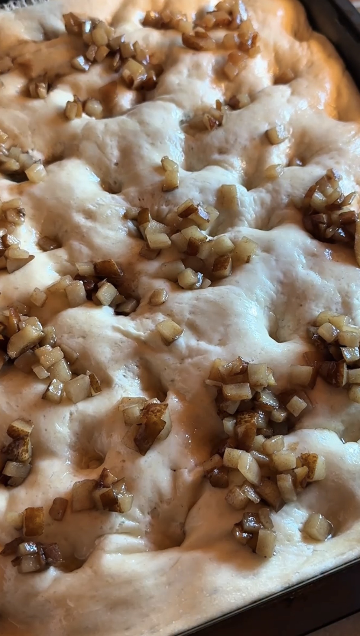 Focaccia pere e cannella ricetta step 5