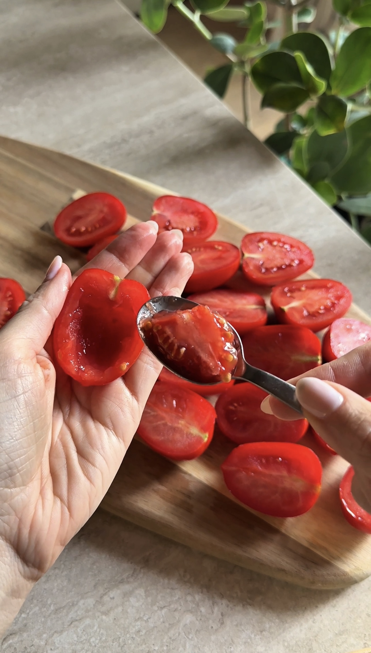 Tomato fritters ricetta step 1