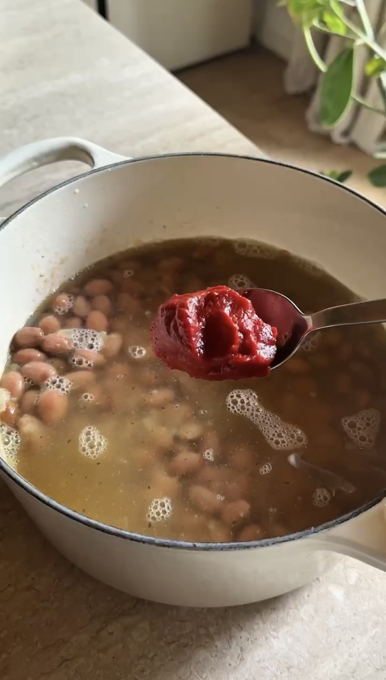 Zuppa di borlotti e farro ricetta step 3