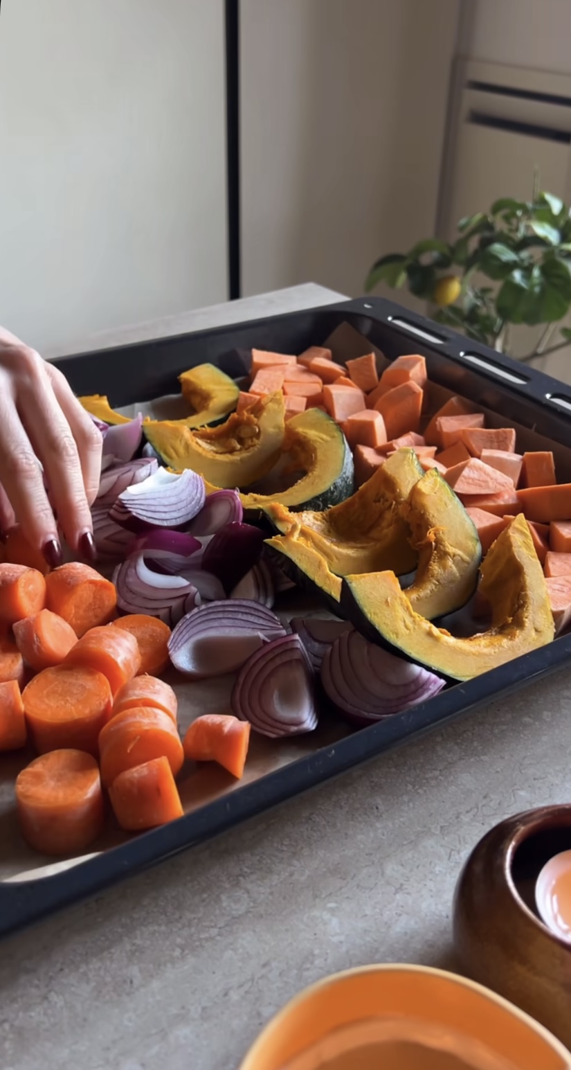 Vellutata di zucca, patate e carote ricetta step 1