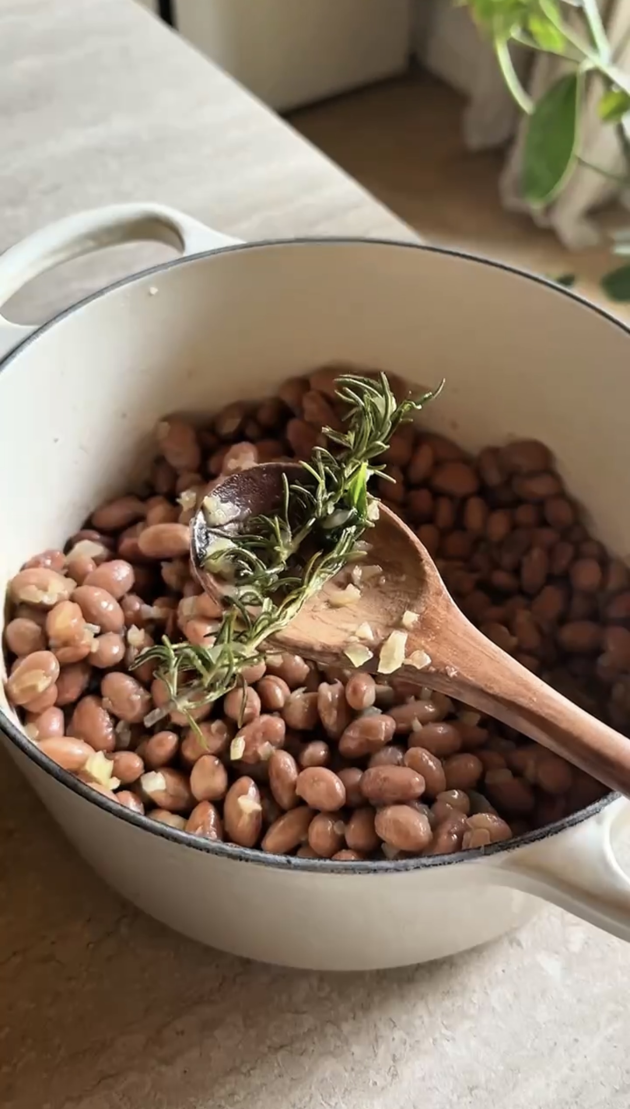 Zuppa di borlotti e farro ricetta step 2