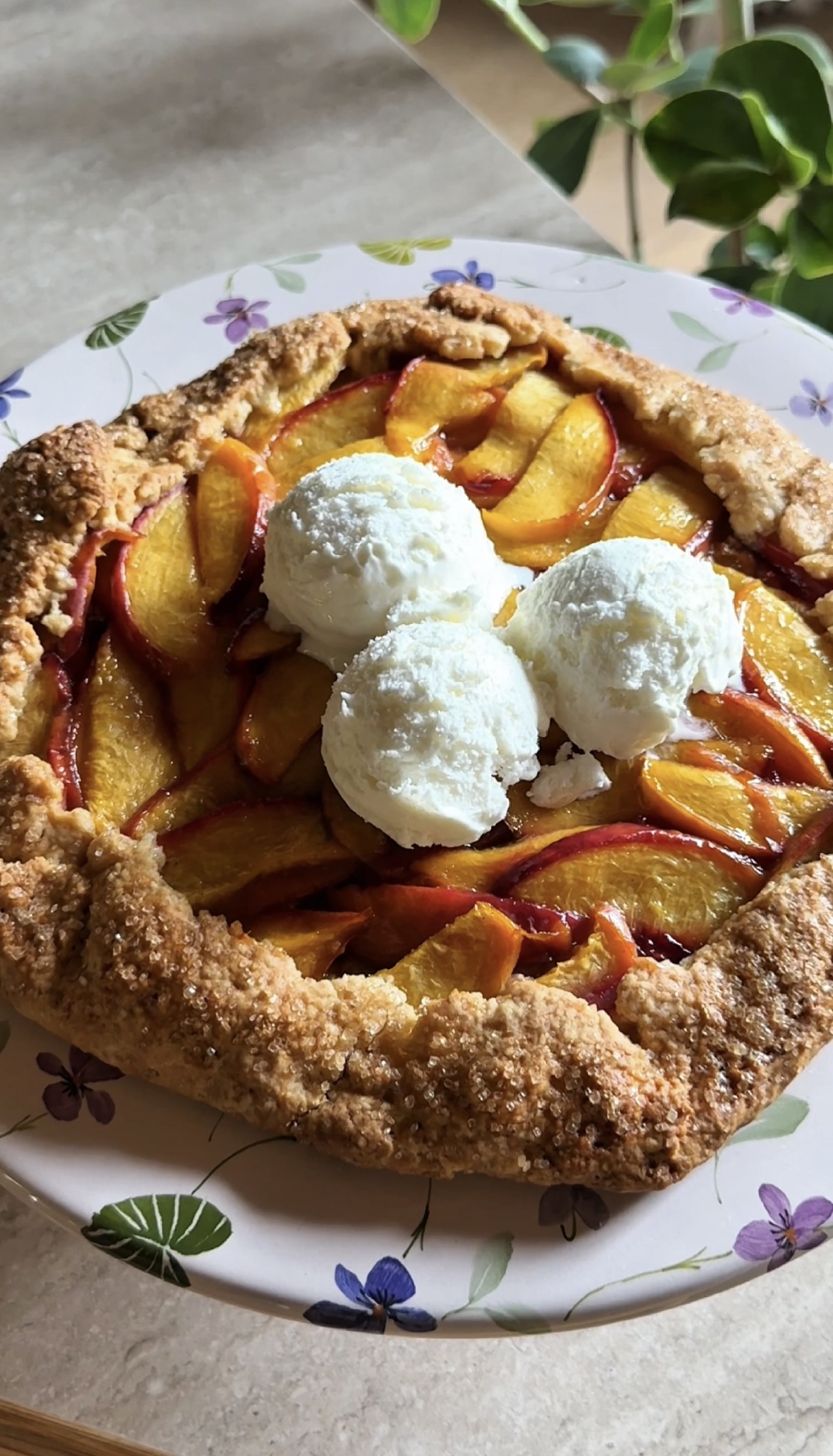 Galette di pesche ricetta step 7