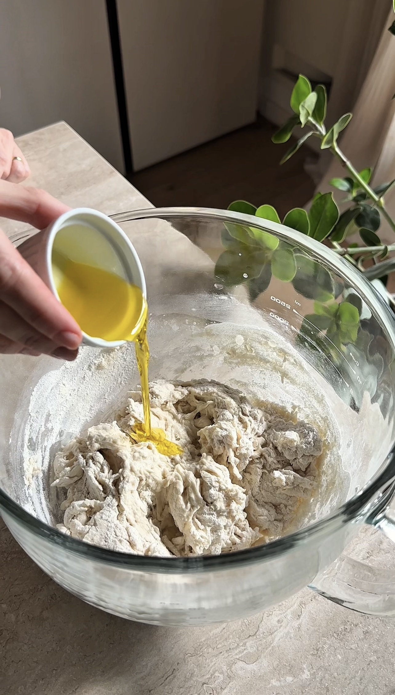 Panini soffici al “formaggio” e aglio ricetta step 1