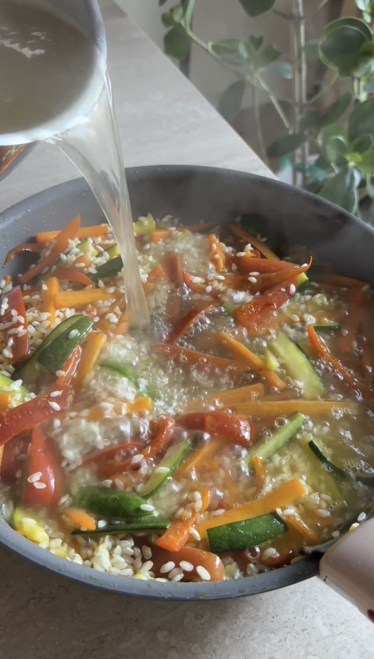 Paella di verdure ricetta step 3