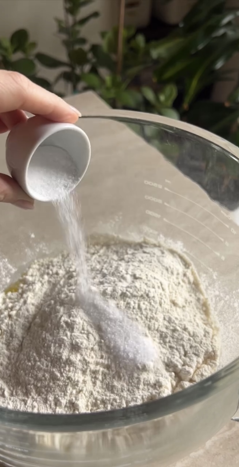 Focaccia pere e cannella ricetta step 1