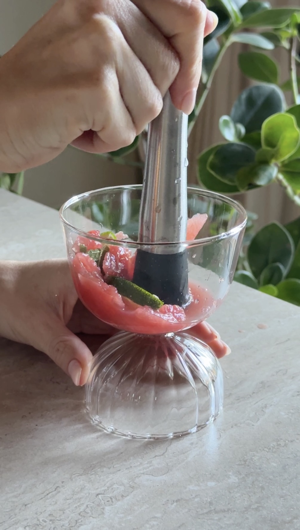 Cocktail analcolico all’anguria ricetta step 1
