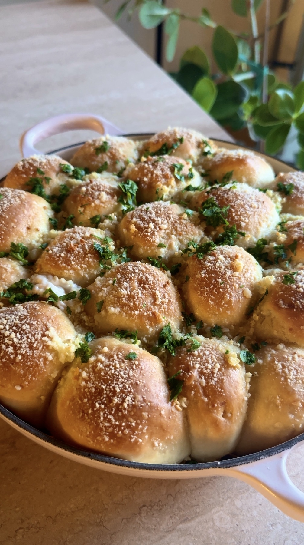 Panini soffici al “formaggio” e aglio ricetta step 8