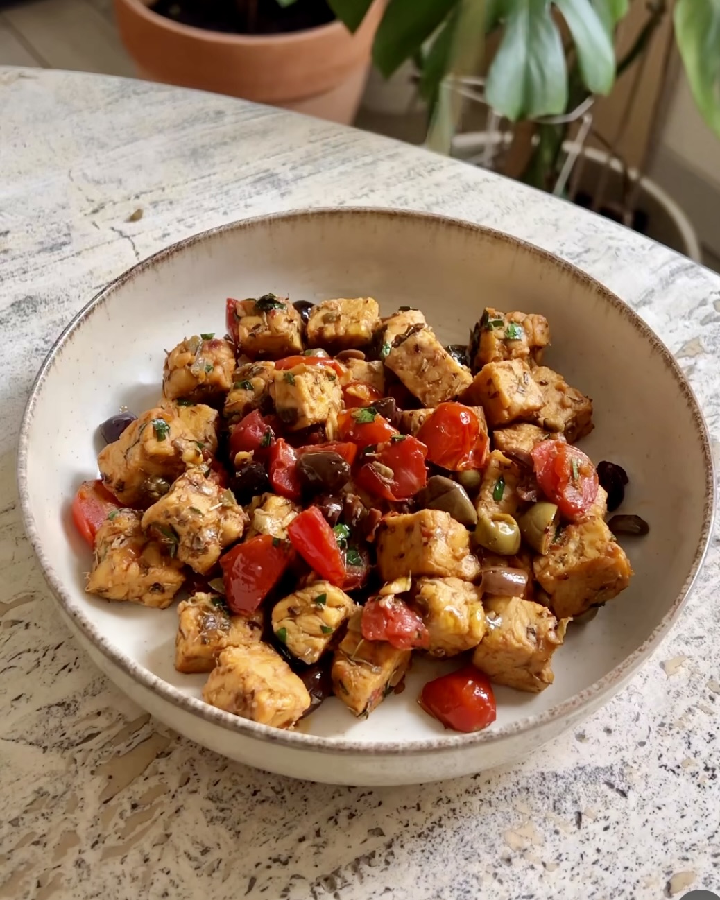 Tempeh alla mediterranea ricetta step 3