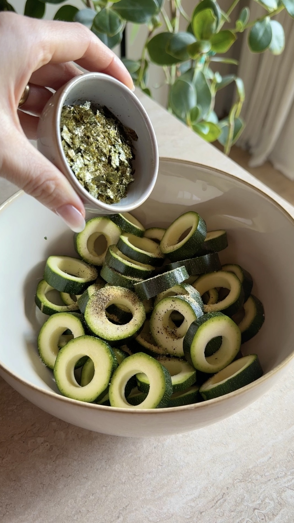 Anelli di zucchine ricetta step 2