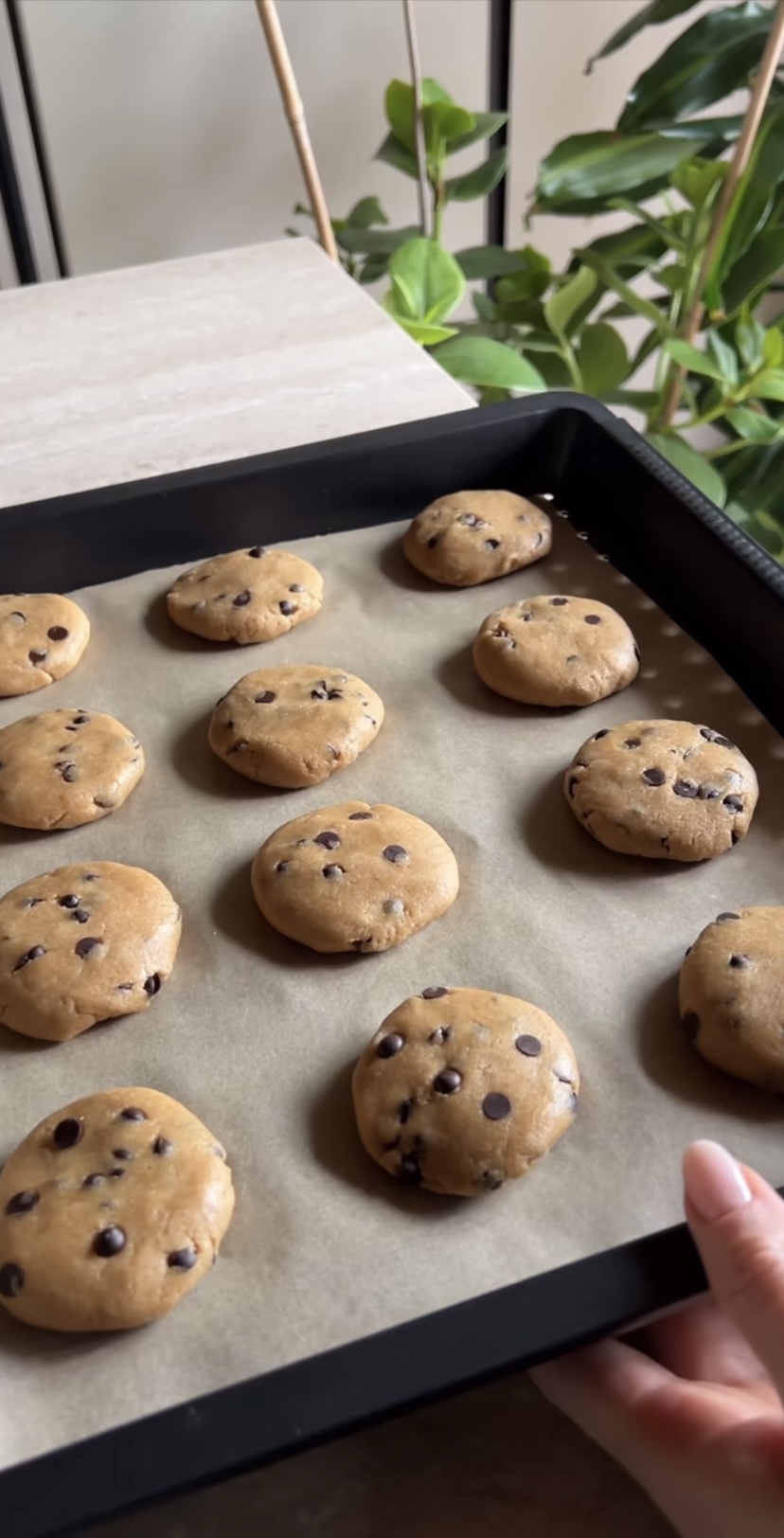 Cookies al burro d’arachidi e cioccolato ricetta step 4