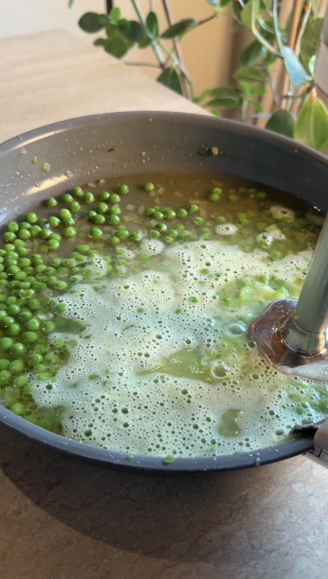 Pastina ai piselli ricetta step 3