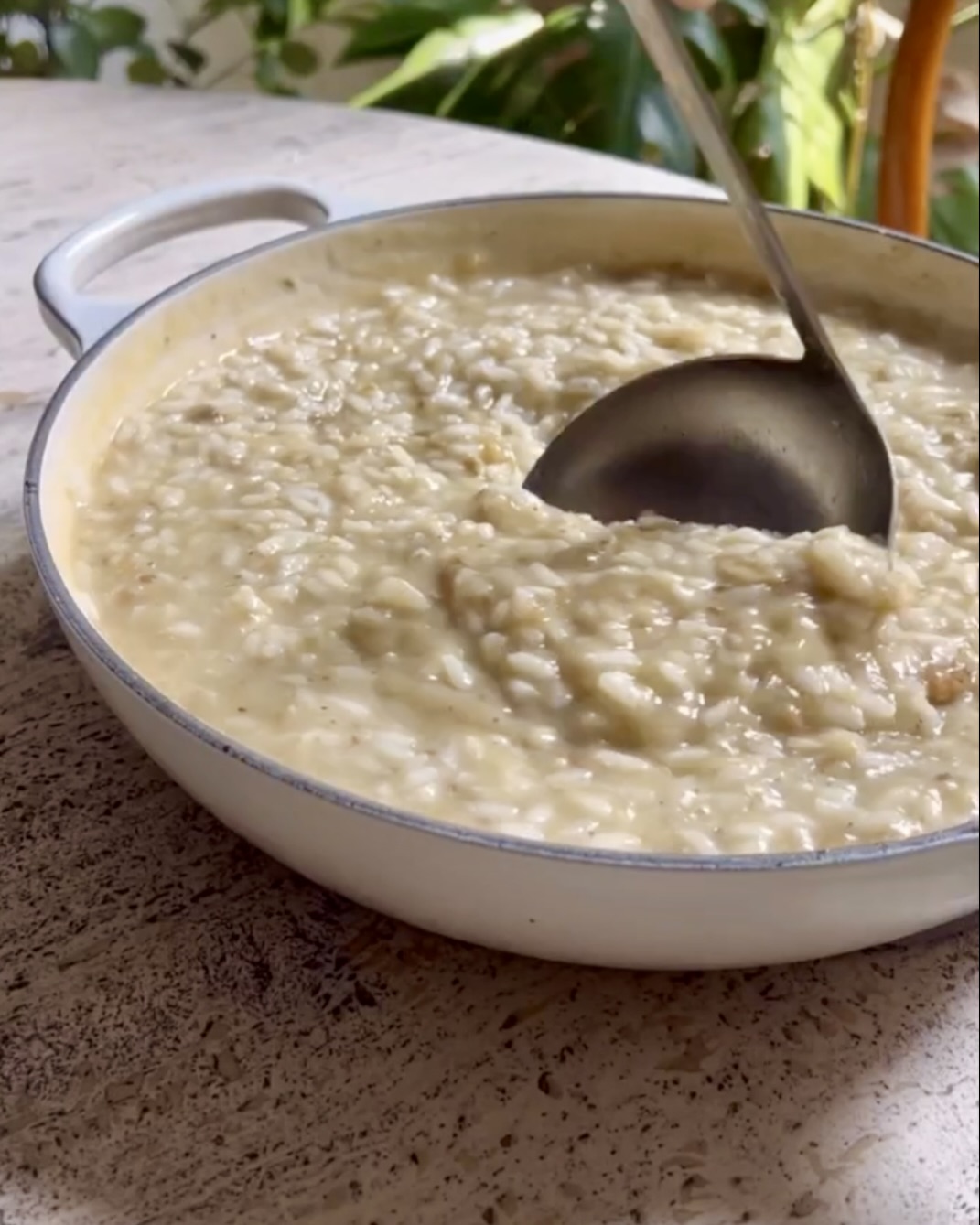 Risotto con crema di melanzane e pomodorini confit ricetta step 4