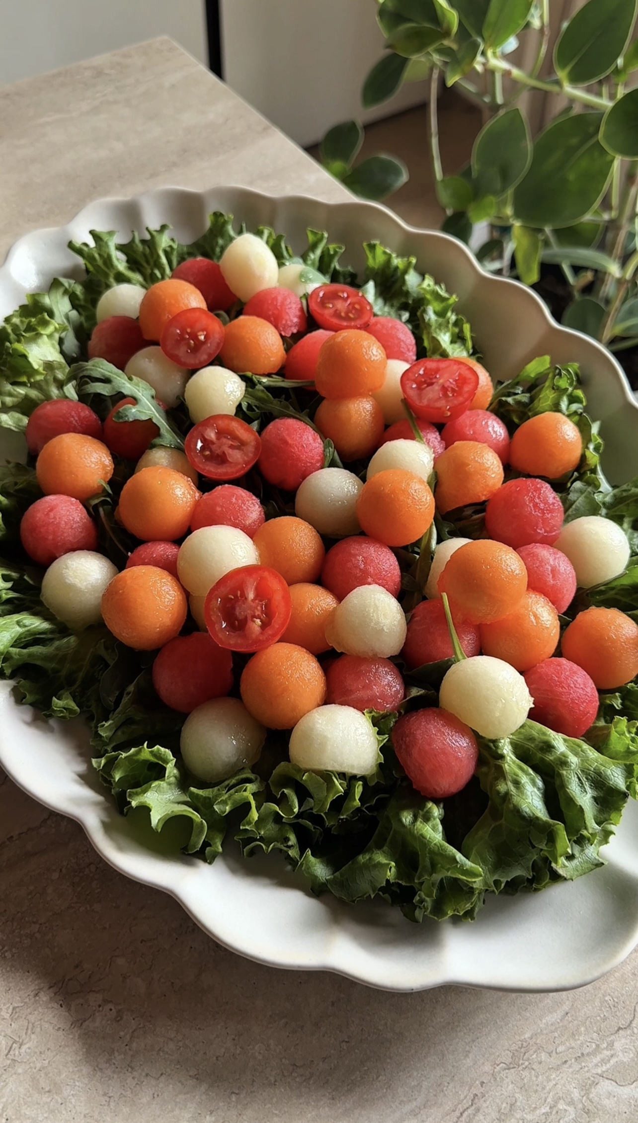 Melon salad ricetta step 2