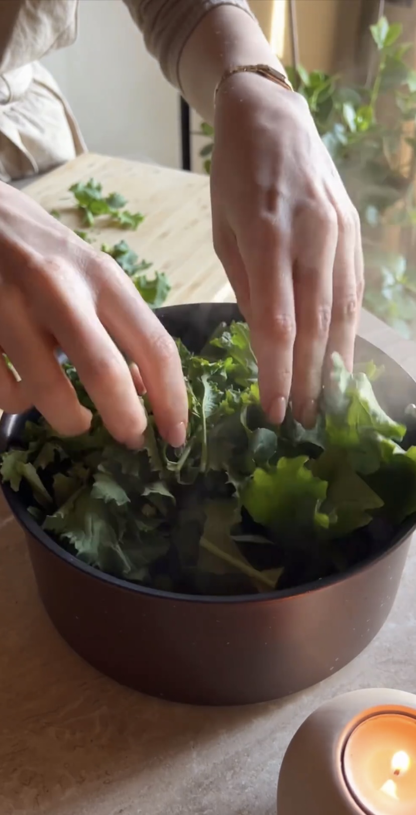 Crêpe salata con verdure e spalmabile vegetale ricetta step 2