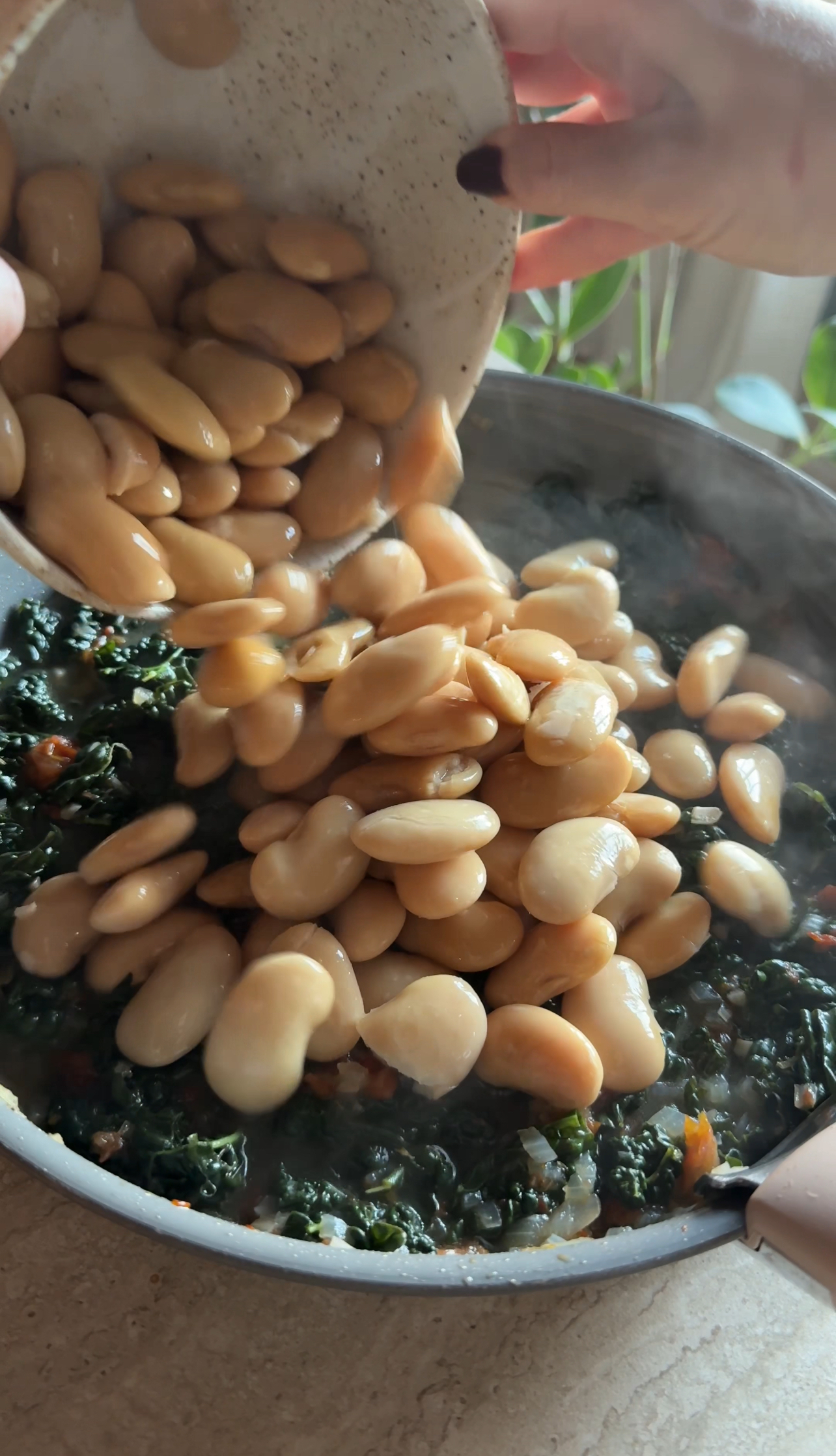 Butter beans zucca e cavolo nero ricetta step 4