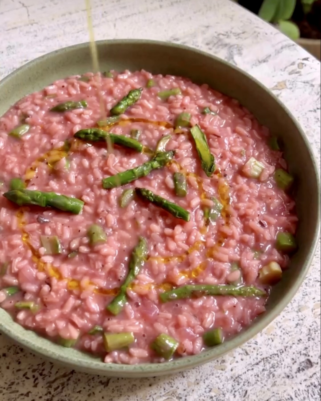 Risotto rosa agli asparagi ricetta step 4