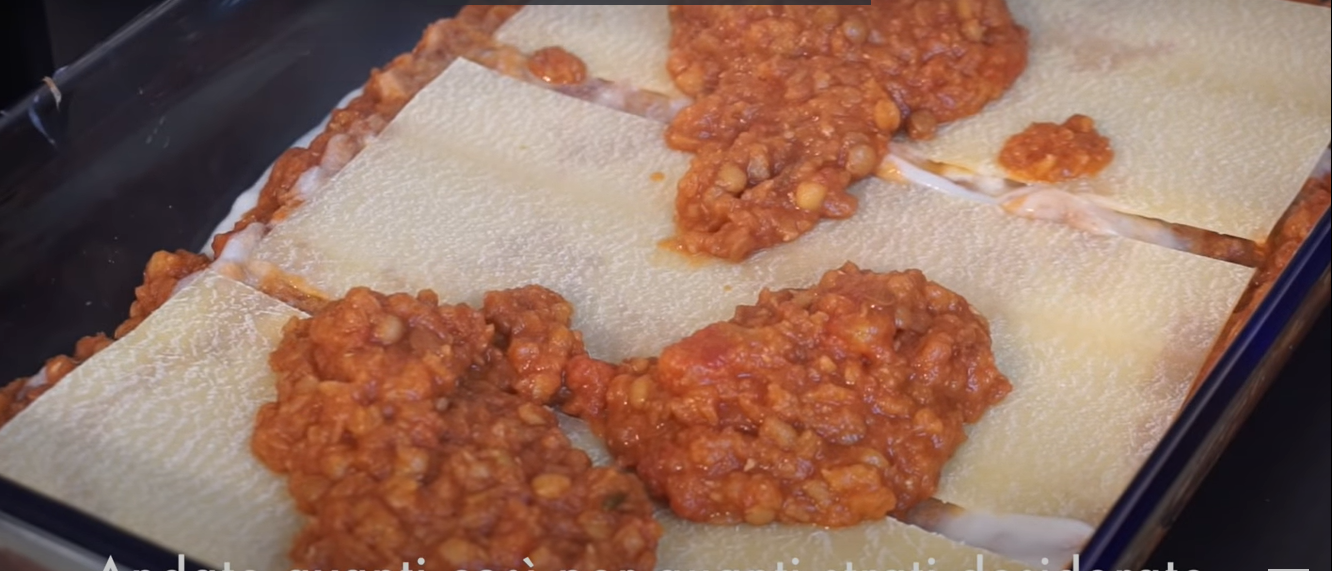 Lasagna vegan con 