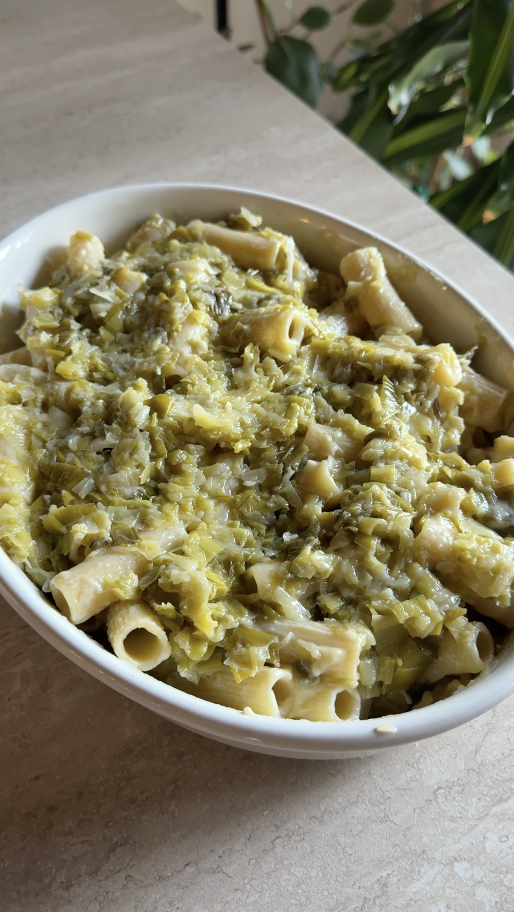 Pasta al forno con i porri ricetta step 3