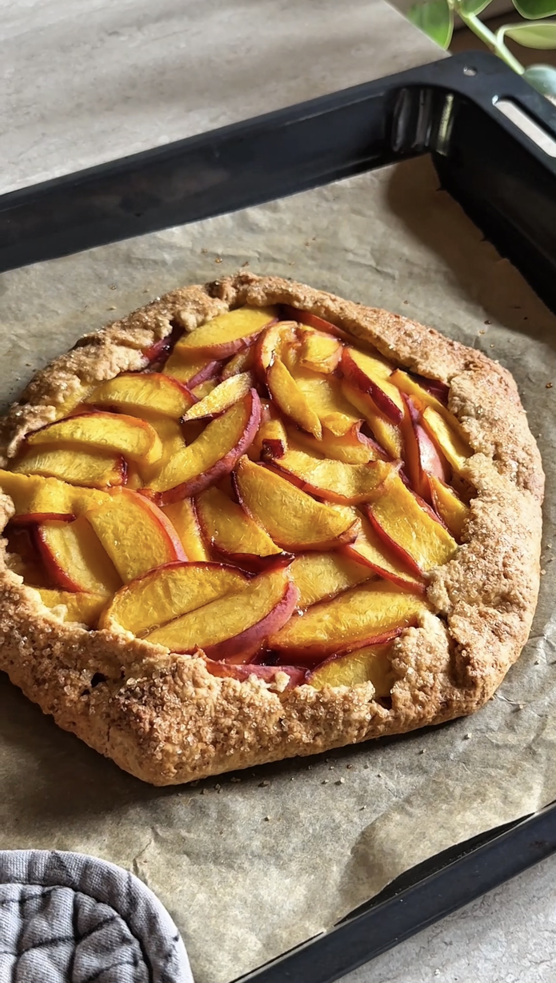 Galette di pesche ricetta step 6
