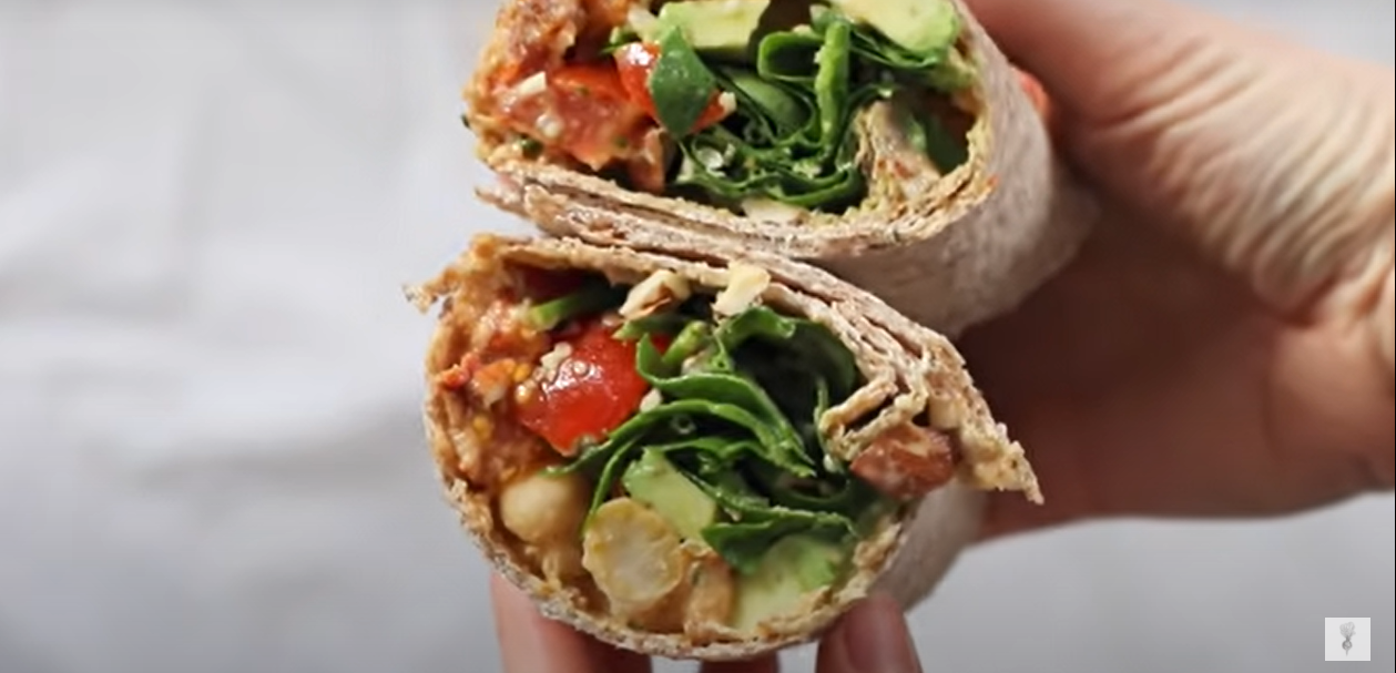 Pranzo n.1: Wrap con verdure + Insalata al miso e tahini ricetta step 2