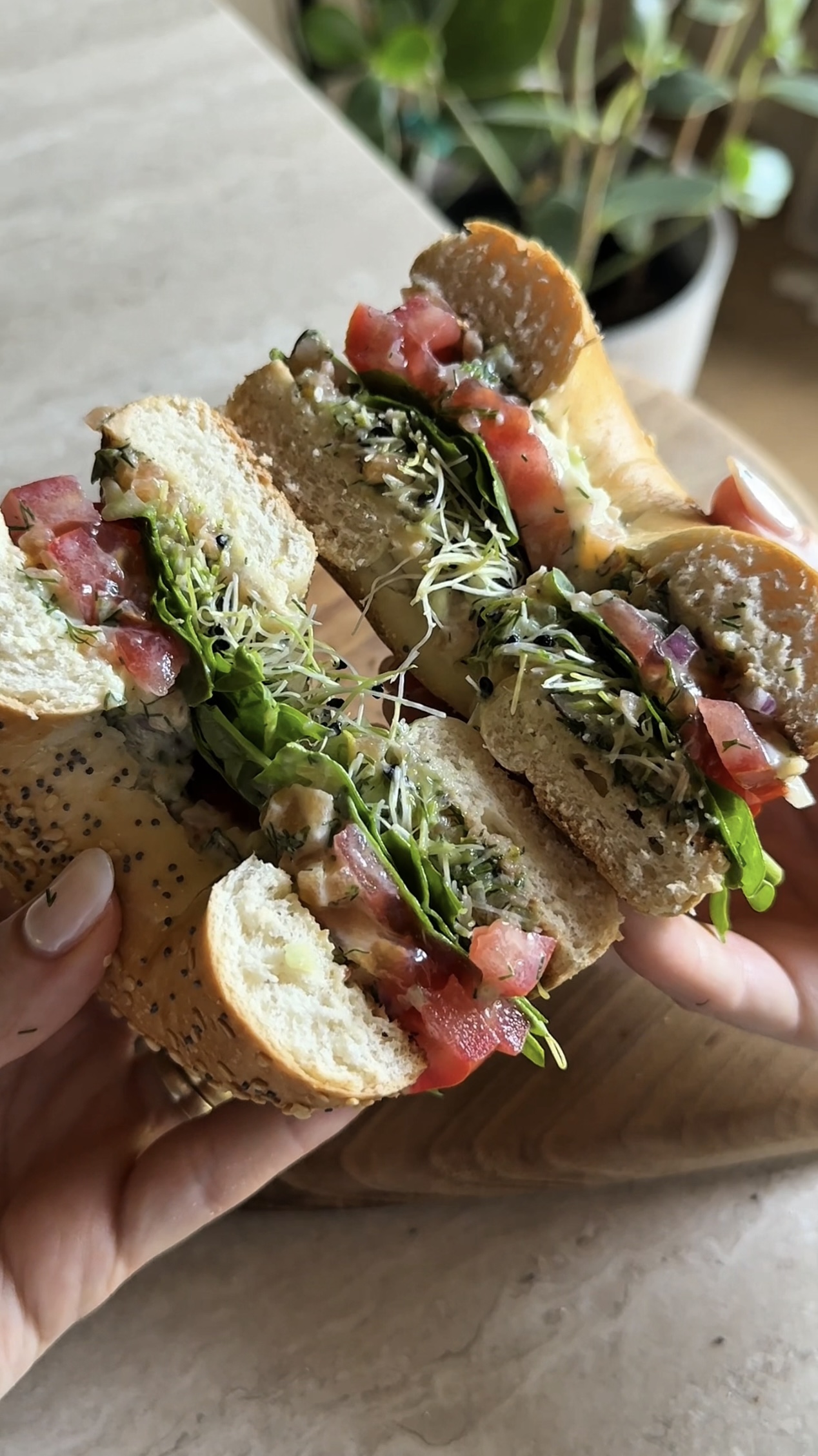 Bagel estivo ricetta step 4