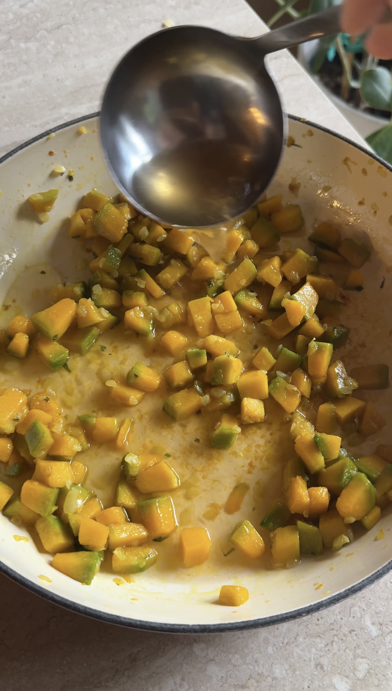 Pastina zucca e miso ricetta step 2