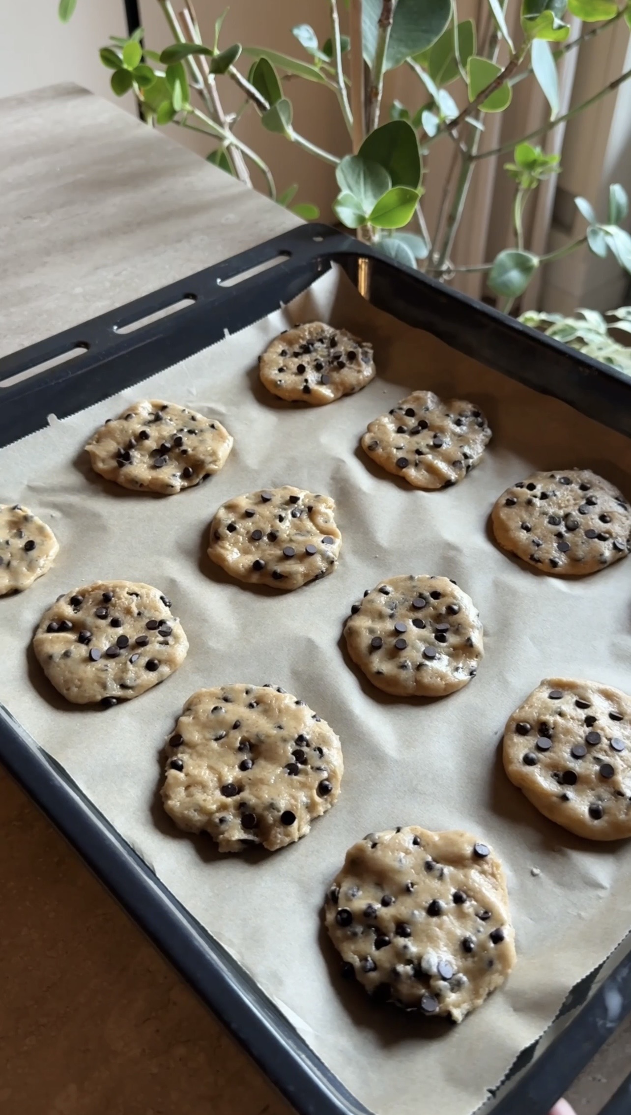 Cookies al banana bread ricetta step 6