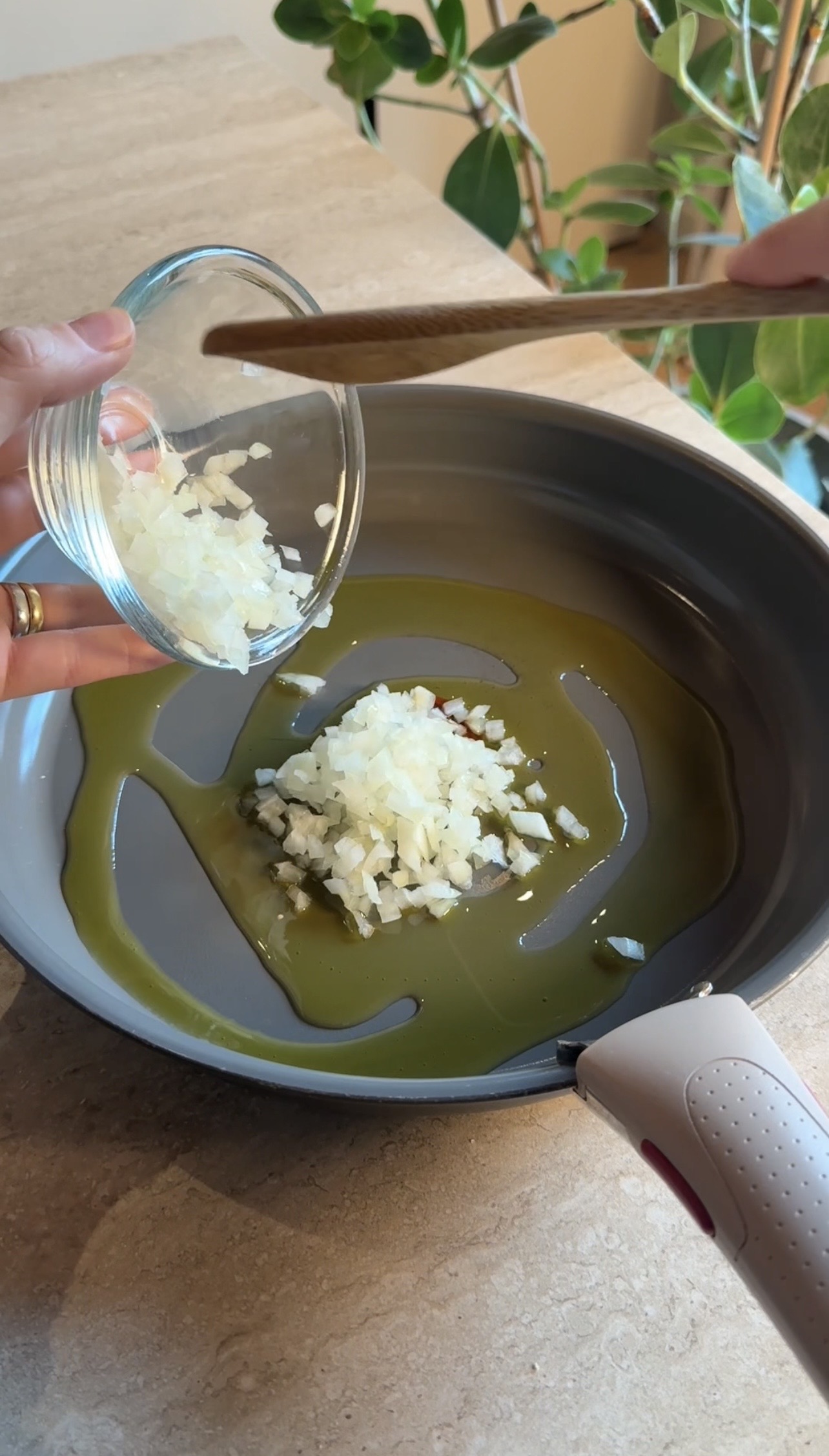 Pastina ai piselli ricetta step 1