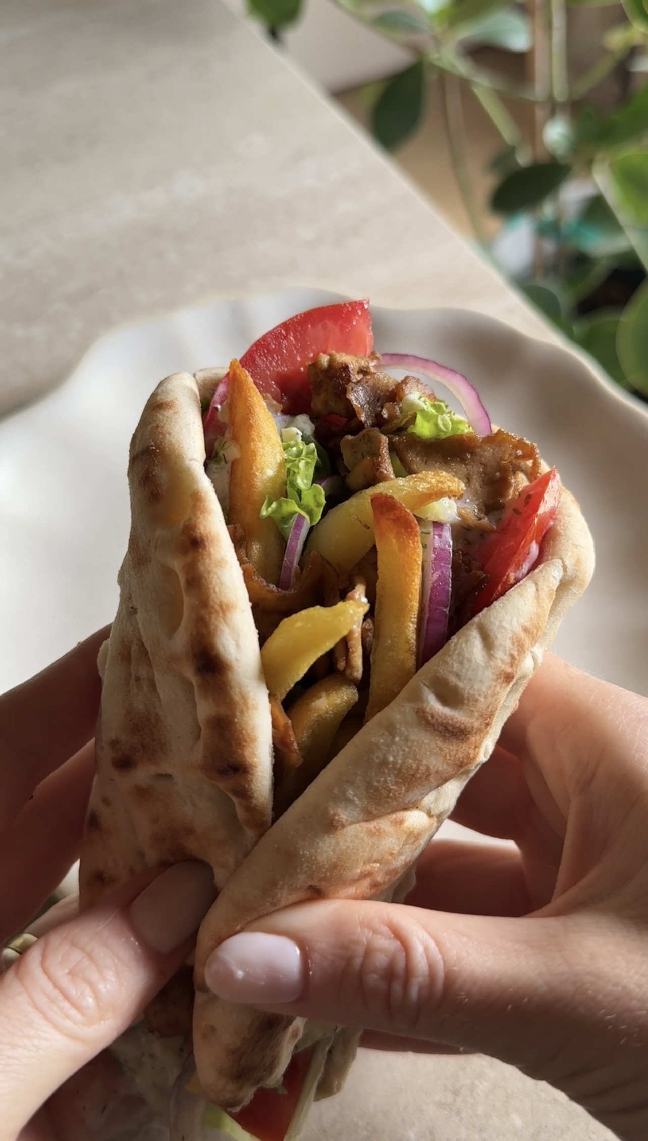 Pita greca con tofu ricetta step 5