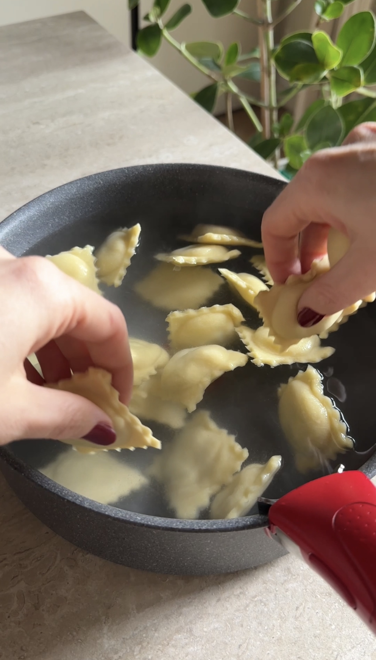 Ravioli di melanzane ricetta step 7