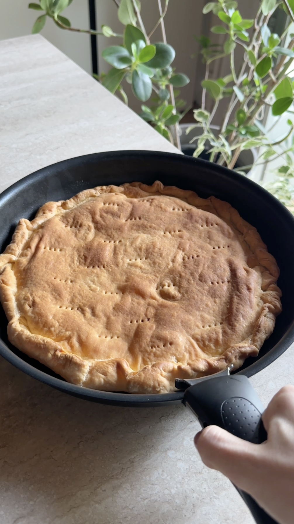 Torta salata alle cipolle caramellate ricetta step 5