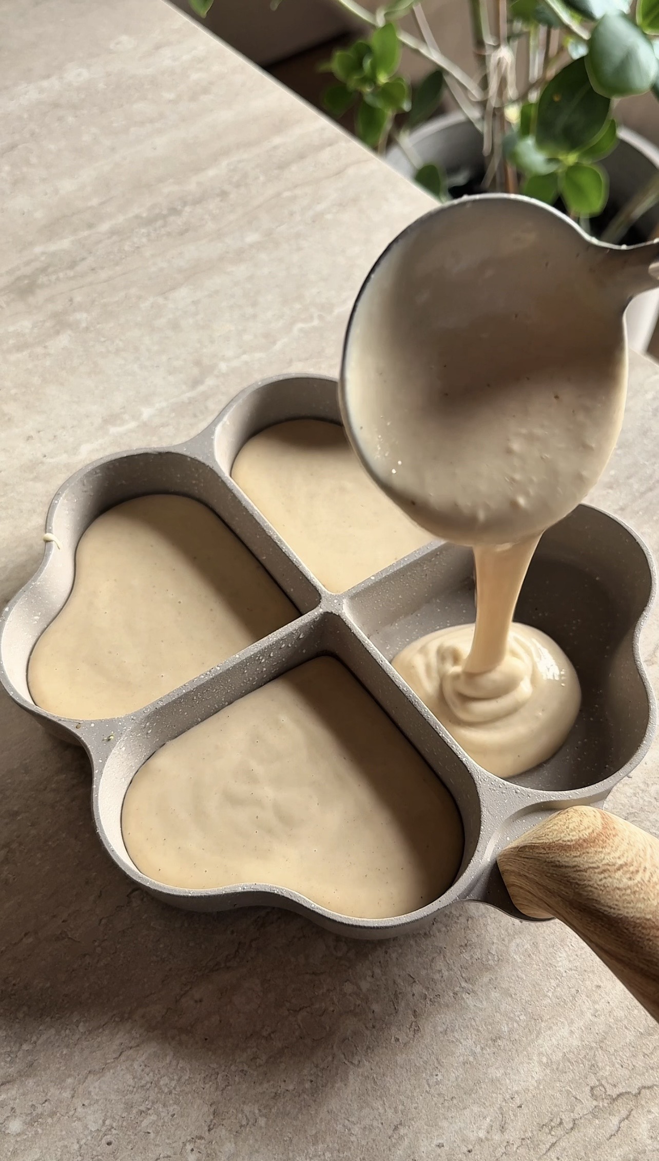 Pancake con purea di caco ricetta step 2