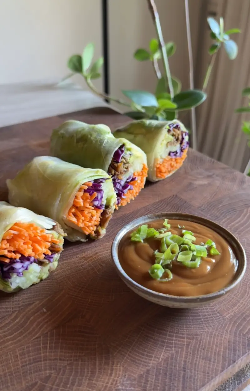 Burrito fresco di verdure ricetta
