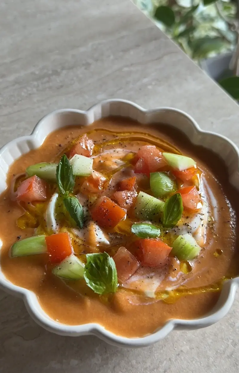 Gazpacho ai cannellini ricetta