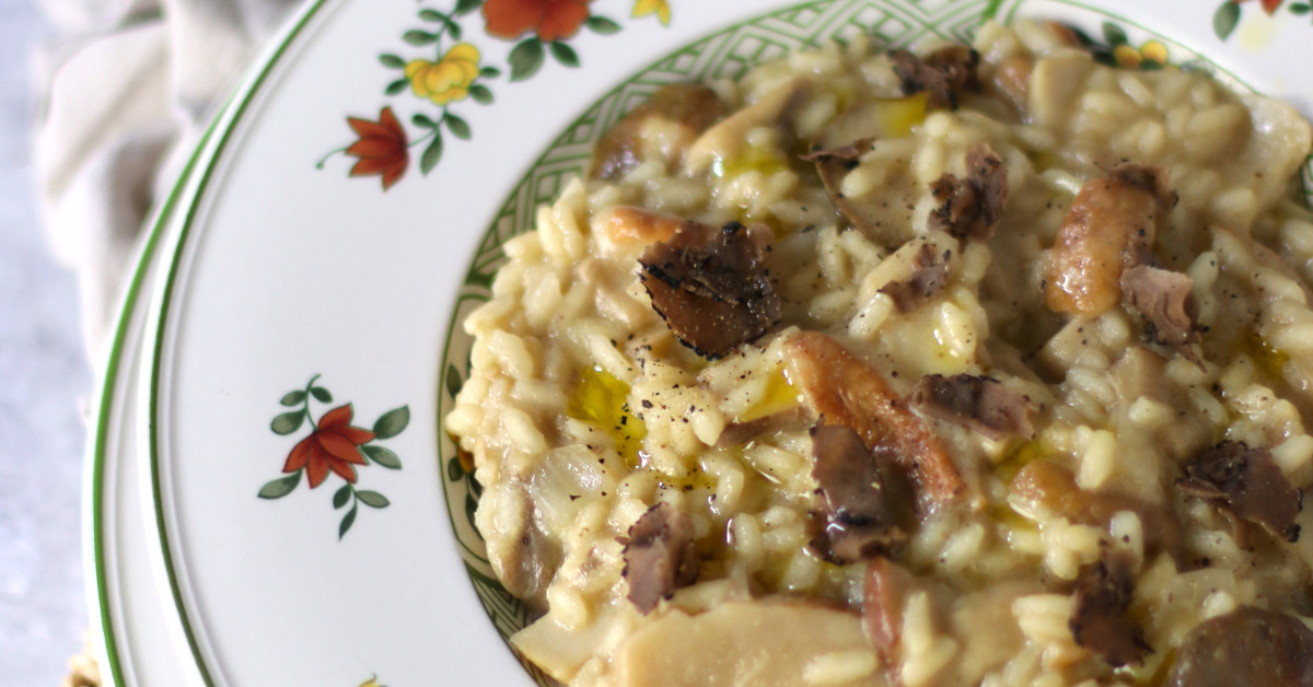 Risotto porcini e tartufo Ricetta Cucina Botanica